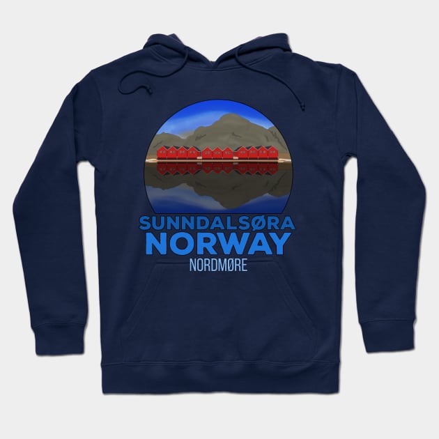 Norway Sunndalsøra Travel Norwegian Hoodie by DiegoCarvalho